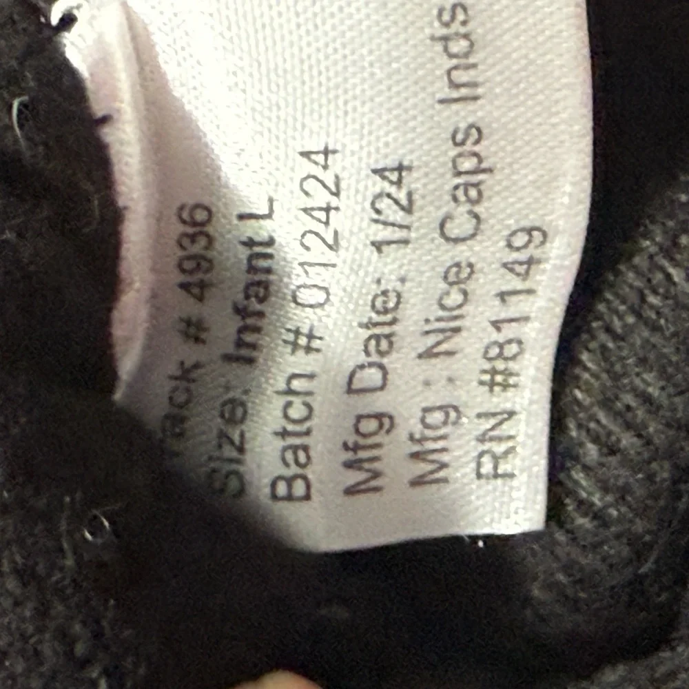 N’Ice Caps Black Waterproof Infant Mittens